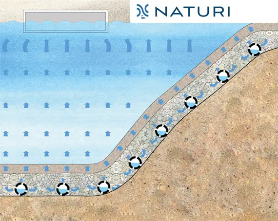 Naturi pool layers illustration Naturi pool layers illustration