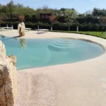 sand poll with natural steps