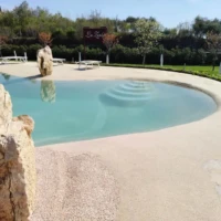 sand poll with natural steps