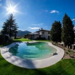 Deep end of a Naturi pool